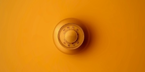 An old thermostat that's not energy efficient.