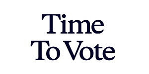 Time To Vote logo.